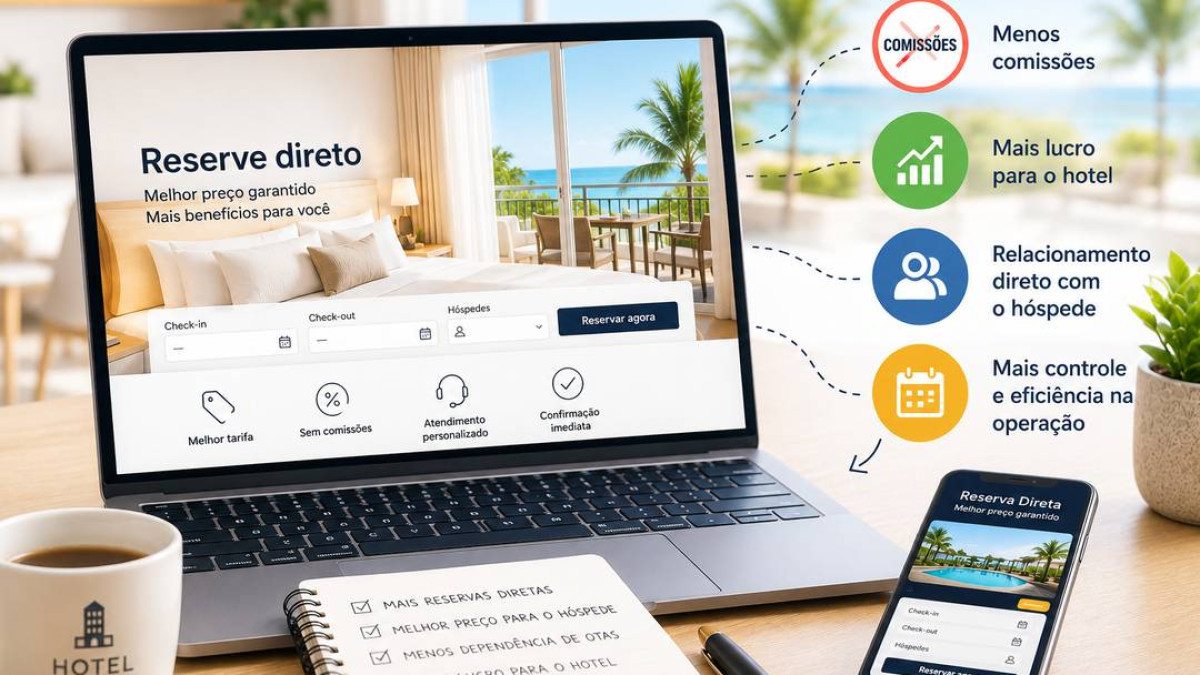 Como vender mais reservas diretas pelo site do hotel