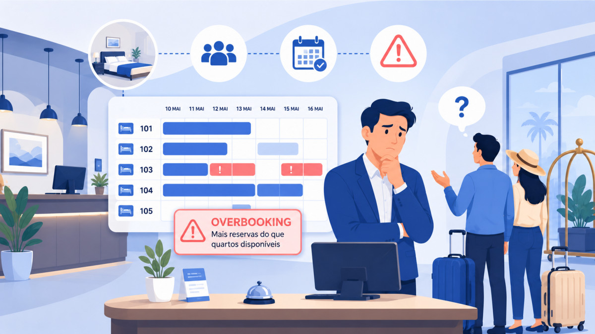 O que é o overbooking ou superlotação em um hotel ou pousada?