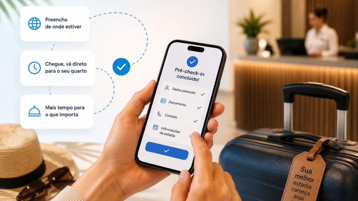 Check-in online: agilize a chegada do hóspede
